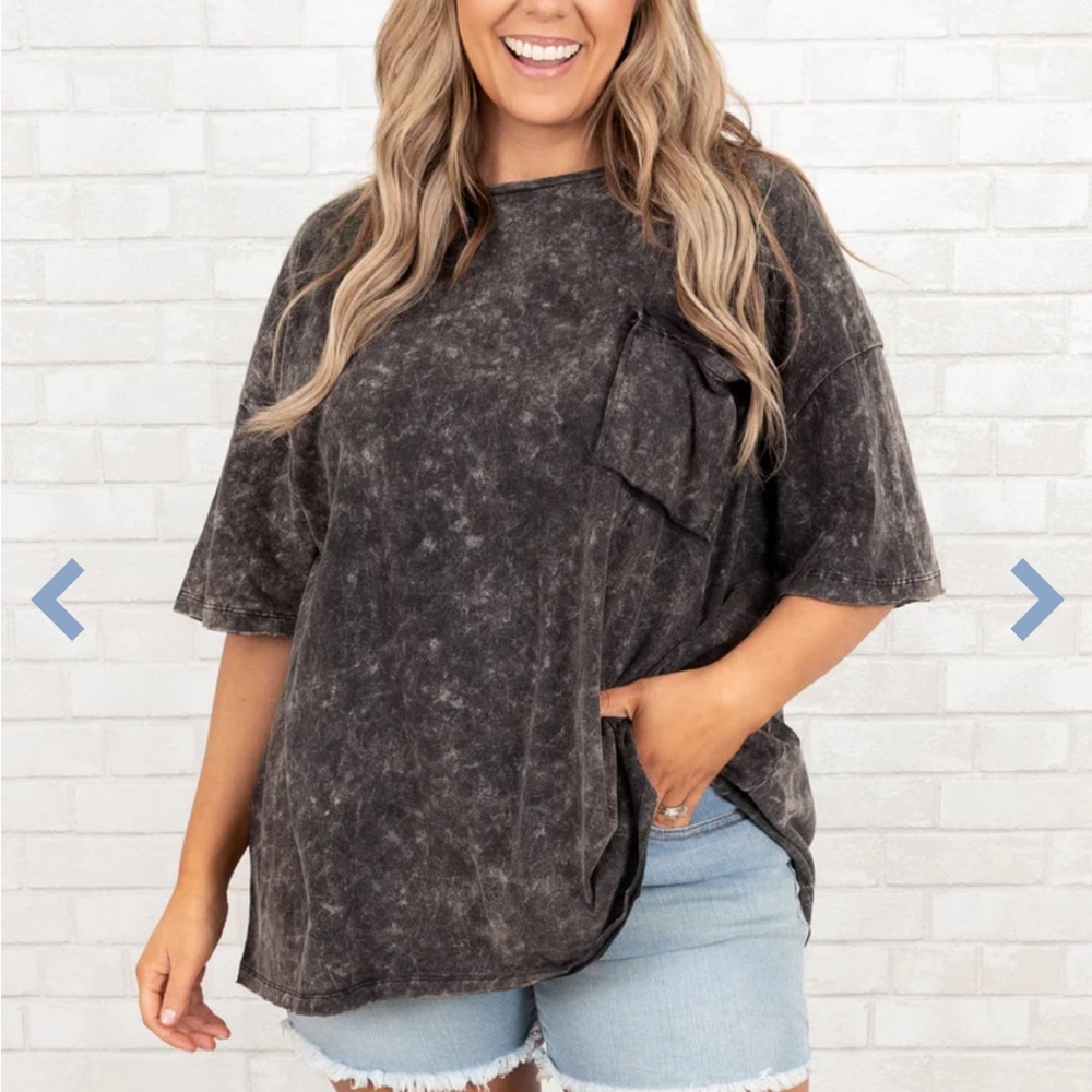 acid wash oversized tshirt 3x